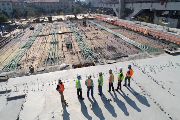 A construction site